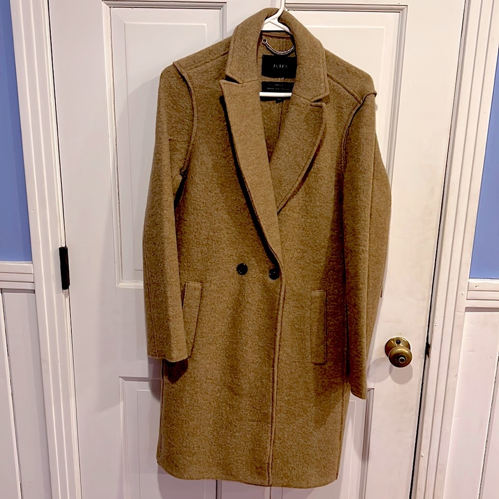 NWOT J. Crew Daphne topcoat